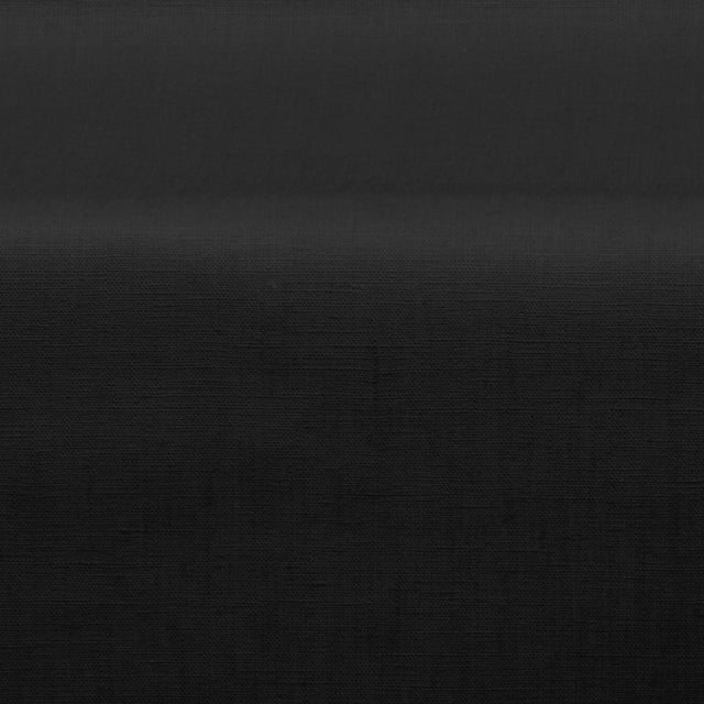 Ensfarget duk i 100% lin coatet med akryl – Sort