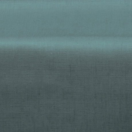 Ensfarget akrylduk i 100% lin – 140 cm bred – Petroleum/Blågrønn