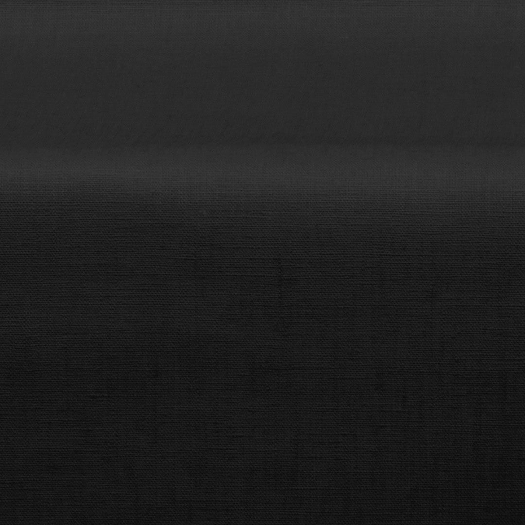 Ensfarget akrylduk i 100% lin – 140 cm bred – Sort