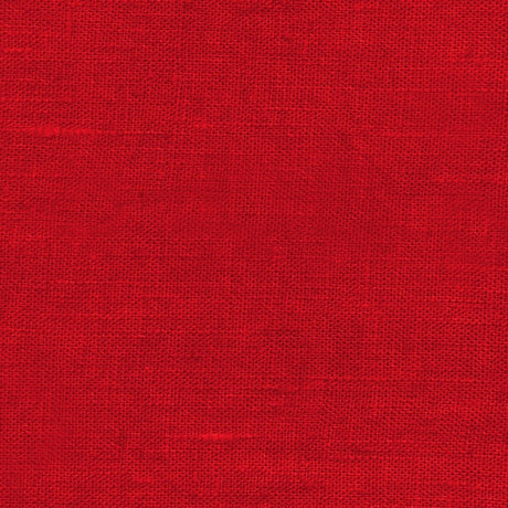 Ensfarget akrylduk i 100 % lin – 140 cm bred – Rød