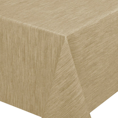 Ensfarget voksduk med flott preget struktur, 160 cm bred – Beige