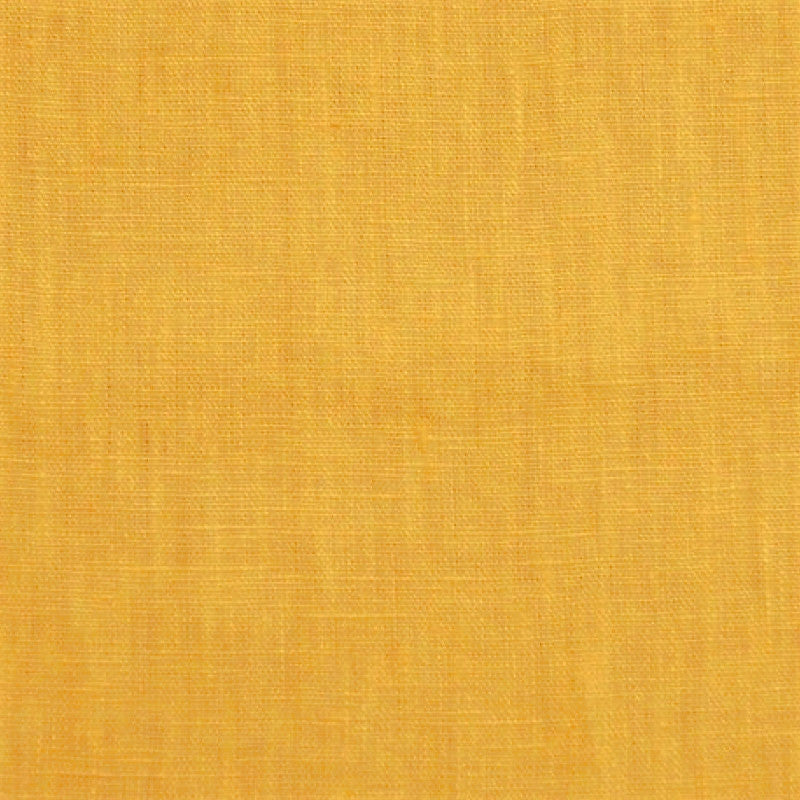 Ensfarget duk i 100 % lin med akrylbelegg – Gul
