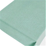 Linen Look Mint Green – ensfarget voksduk i linlook med preget overflate