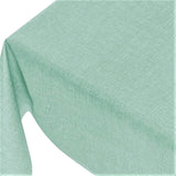 Linen Look Mint Green – ensfarget voksduk i linlook med preget overflate