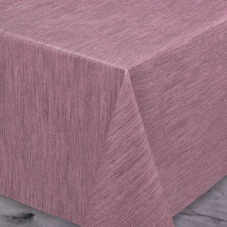Ensfarget voksduk med preget struktur, 140 cm bred – Lilla