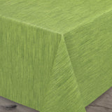 Ensfarget voksduk med preget struktur, 140 cm bred – Grønn