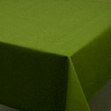 Ensfarget grønn akrylduk - rund akrylduk med elastikkant - Passer til bord fra Ø 60 til Ø 170 cm