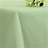 Ensfarget akrylduk i mint - rund akrylduk med elastikkant - Passer til bord Ø 60 - Ø 170 cm