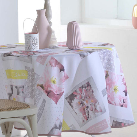 Ephemis Ø 180 cm, rund bordduk med flekkavvisende behandling