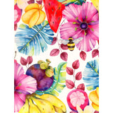 Estate ai Tropici – Akrylduk med frukter og blomster