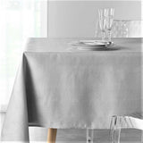 Etoiles Grey/Silver – jacquardvevd damaskduk med flekkavvisende behandling – 140 x 300 cm
