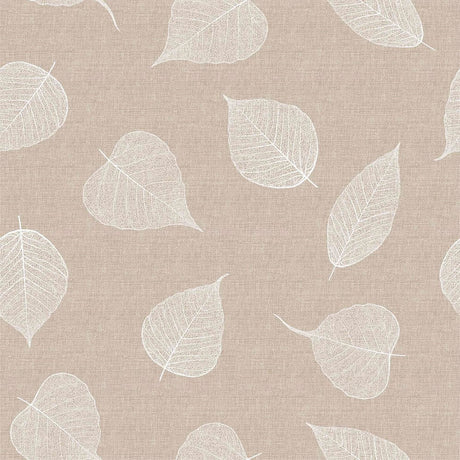 Textilia Feuillys White – rund voksduk med strikk