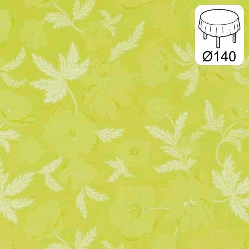 Rund voksduk Ø140 cm – Diamond grønn