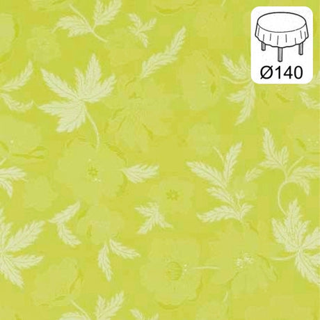 Rund voksduk Ø140 cm – Diamond grønn