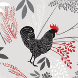 Fjærkre Flora – voksduk med haner og høner