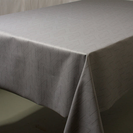 Flare Grå - Akrylduk med flott grafisk mønster