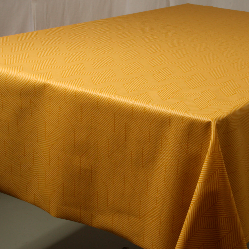 Flare Gull - Akrylduk med flott grafisk mønster