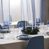 Stilrent julebord med Södahl Christmas Hearts Embroidery Juleduk 140 × 220