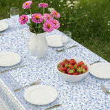 Fleurs Des Champs Blå/hvit – Rektangulær provenceduk 160 x 160 cm