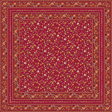 Fleurs Des Champs Rød – Rektangulær provenceduk 160 x 300 cm, motiv