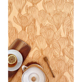 Flora Golden – Notes by Susanne Schjerning – akrylduk med antiskli