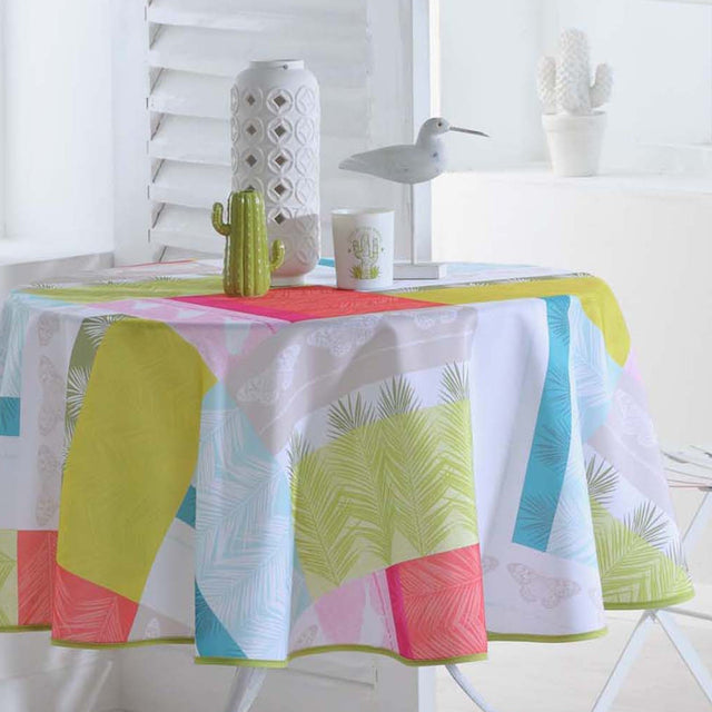 Florida Ø 180 cm, rund bordduk med flekkavvisende behandling