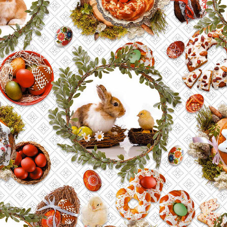 Gjekk, gjekk, gjekk – Flott påske voksduk