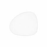 Gjennomsiktig spisebrikke i 2,0 mm klar plast – Curve 46 x 40 cm, modell