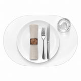 Gjennomsiktig oval spisebrikke i 2,0 mm klar plast – 30 x 45 cm