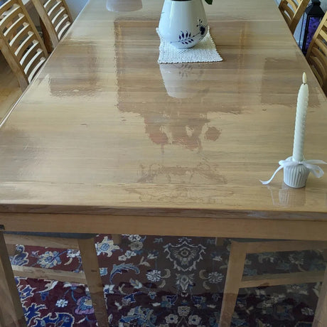 Gjennomsiktig voksduk klar plast - 0,3 mm/160 cm bred