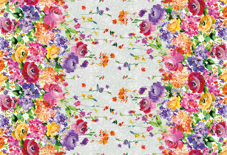 Giardino Fiorito – blomsterhage, voksduk med vakre blomster