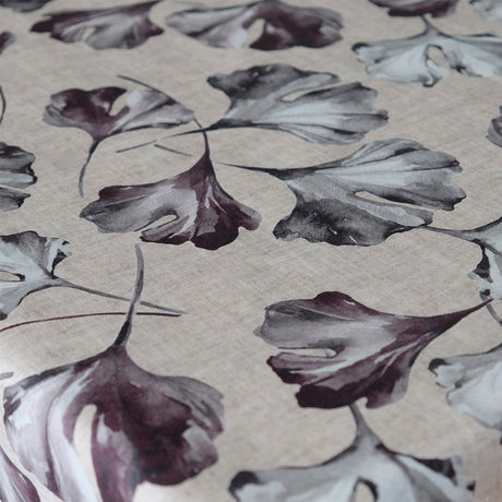 Ginko Blader Lilla - Akrylduk med vakre blader