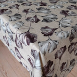 Ginko Blader Lilla - Akrylduk med vakre blader