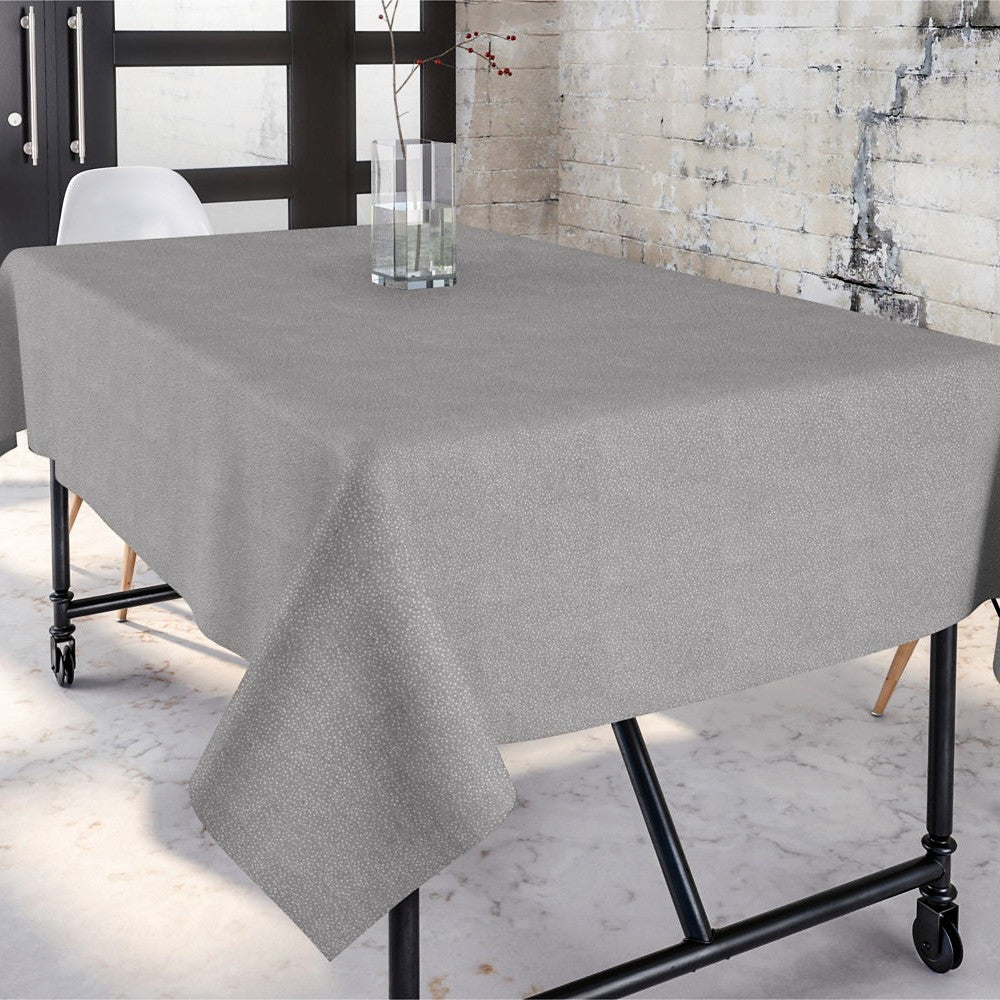 Goya grå – Jacquardvevd akrylduk, 140 cm bred