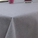 Ensfarget grå akrylduk - Dali 180 cm bred
