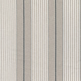 Grå Nordisk Olmer Strib – Akrylduk i rustikt linlook, mønster