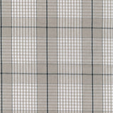 Grå Nordisk Olmer Rute – Akrylduk i rustikk hørlook, mønster