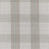 Grønn Nordisk Olmer Rute – Akrylduk i rustikk hørlook, mønster