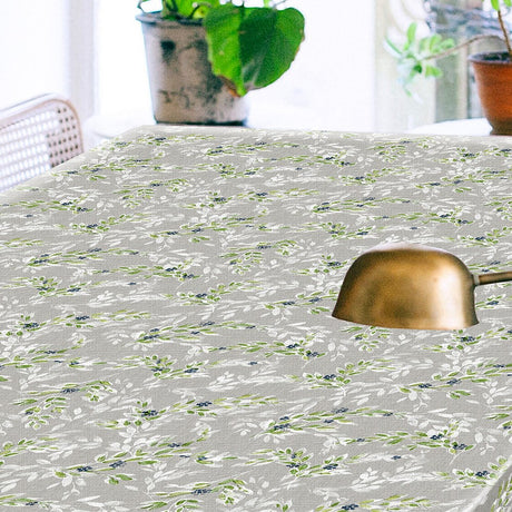 Grønn Vidalia - Voksduk med herlig blomstermønster