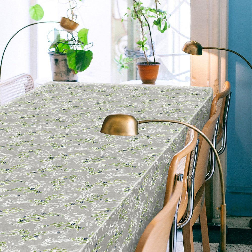 Grønn Vidalia - Voksduk med herlig blomstermønster