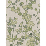 Grønn Villvin – Akrylduk i hørlook, mønster