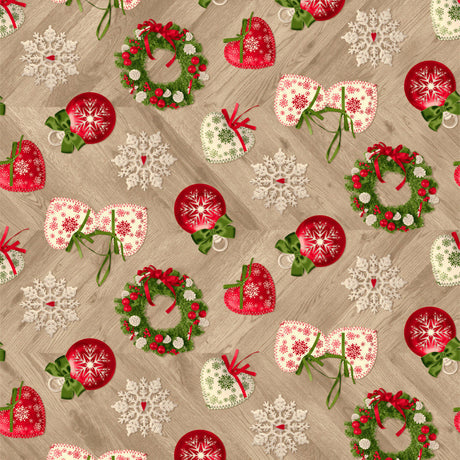 Guirnalda Hyggelig jul – Juleakrylduk med herlig julestemning