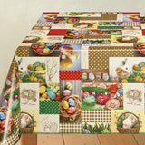 Happy Easter – herlig påskevoksduk med alt som hører til