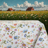 Havens Flor – Voksduk med utsprungne blomster i mange farger