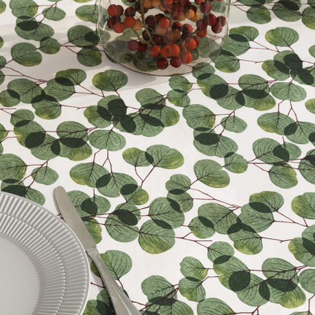 Nærbilde av Hjerteblad, akrylduk med grønne blader