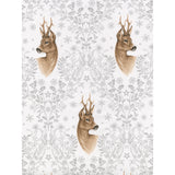 Hjortemotiv og Vinterornamenter – Juleduk med praktisk akrylbelegg, mønster