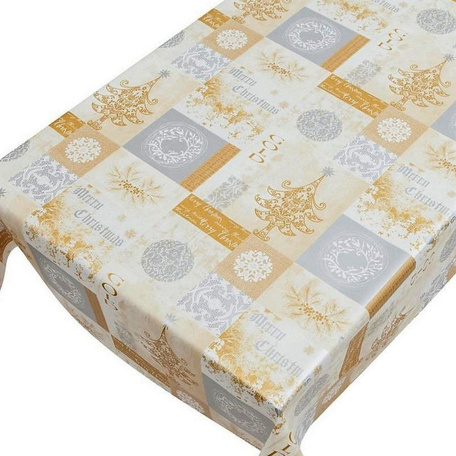 Julevoksduk – Holly Gold, 140 cm bred