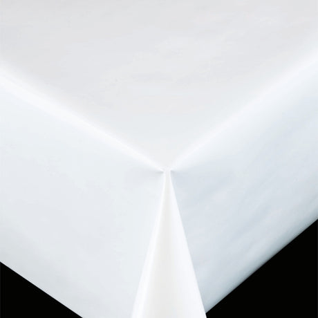 Trend Uni hvit ensfarget pvc-fri voksduk