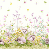 Il giardino di Henriette – Akrylduk med søte pinnsvin