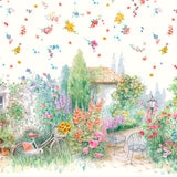 Il Giardino Magico – Akrylduk med et vell av blomster